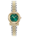 Ferragamo - Gancini Twisted Quartz Green Sunray 28mm - SFJK00526 - 791370