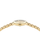 Ferragamo - Duo Mini Quartz Gold Guilloche Sunray Diamond 25mm - SFSA00926 - 791371