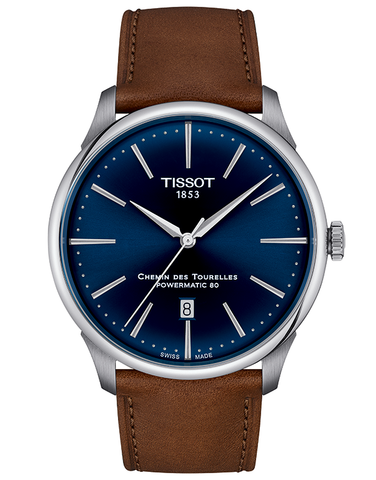 Tissot Chemin des Tourelles Powermatic 80 42mm Watch - T139.407.16.041.00- 787352