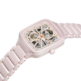 Rado - True Square Auto Open Heart Pink Ceramic 38mm - R27123012 - 790070