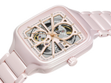 Rado - True Square Auto Open Heart Pink Ceramic 38mm - R27123012 - 790070