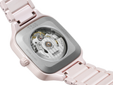 Rado - True Square Auto Open Heart Pink Ceramic 38mm - R27123012 - 790070