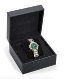 Versace Antlia Qtz Green Dial 2Tone Steel 34mm - VE0P00425 - 790158