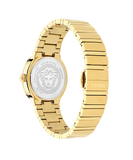 Versace Greca Logo Qtz Black Mop Dial Gold Pvd 33mm  - VE0S00525 - 790166