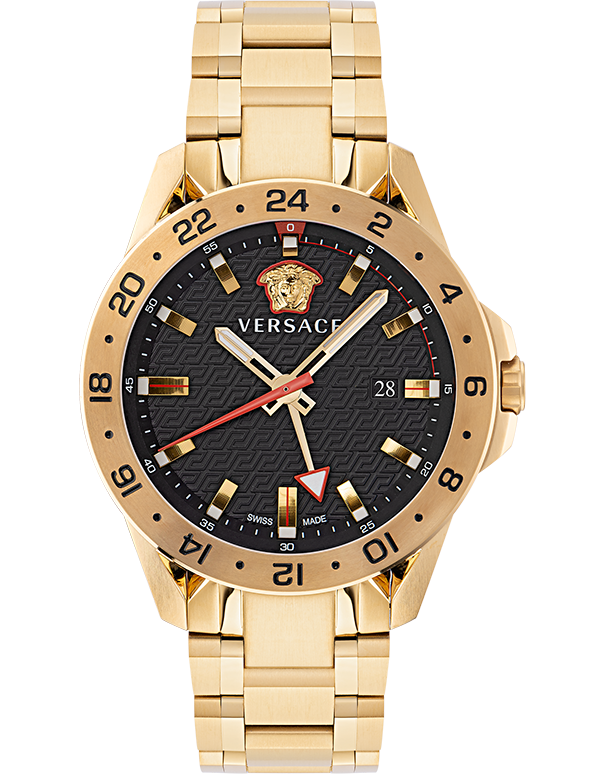 Versace silver 2025 sport tech watch