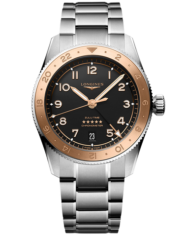 Longines Chronometer - Spirit 1925 Chronometer Zulu Time Steel 39mm - L38035536 - 789698