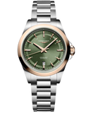 Longines Conquest- Automatic Green Dial Steel 18ct RG Cap 30mm - L33205026 - 789704