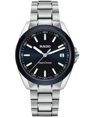 Rado - Hyperchrome Qtz Blue Dial Steel 41.5mm - R32280203 - 790064