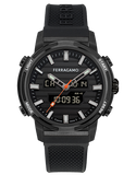 Ferragamo - Sport Anadigit Black Rubber 46mm - SFT900225 - 790016