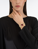 Ferragamo - Double Gancini Quartz Burgundy Dial Gold 25mm - SFZA00925 - 790000