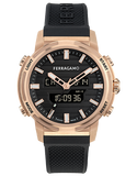 Ferragamo - Sport Anadigit Rose Black Rubber 46mm - SFT900325 - 790017