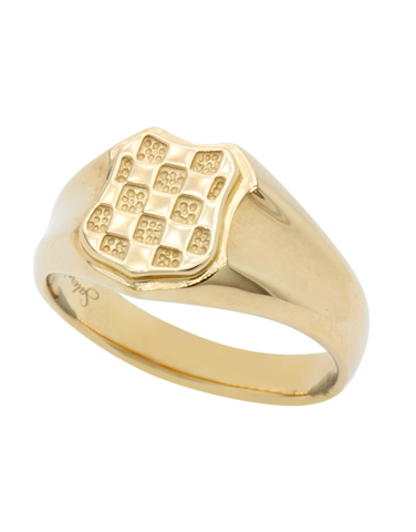 Gold Ring - 9ct Yellow Gold Croatian Ring - 741120