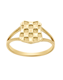 Gold Ring - 9ct Yellow Gold Croatian Crest Ring - 741638