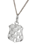 Sterling Silver Pendant - Sterling Silver Croatian Crest Pendant - Large - 753727