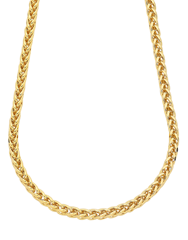 Gold Necklace - 10ct Yellow Gold Necklet 50cm - 785501