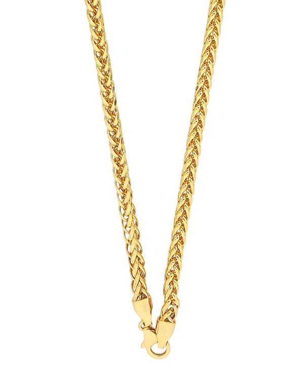 Gold Necklace - 10ct Yellow Gold Necklet 50cm - 785501