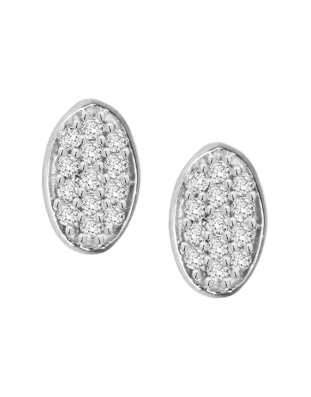 Diamond Studs 14ct Diamond Cluster Stud Earrings 759317