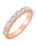 Diamond Ring - Rose Gold Diamond Ring - 761382 - Salera's