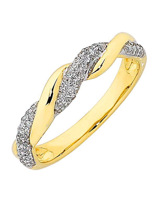 Diamond Ring - Yellow Gold Diamond Ring - 763820 - Salera's Melbourne, Victoria and Brisbane, Queensland Australia - 1