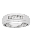Men's Ring - 10ct White Gold Diamond Ring - 767641