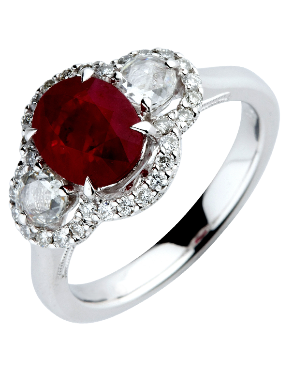 Red 2025 tourmaline ring