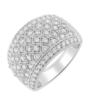 Diamond Ring - 14ct White Gold Diamond Ring - 770715 - Salera's