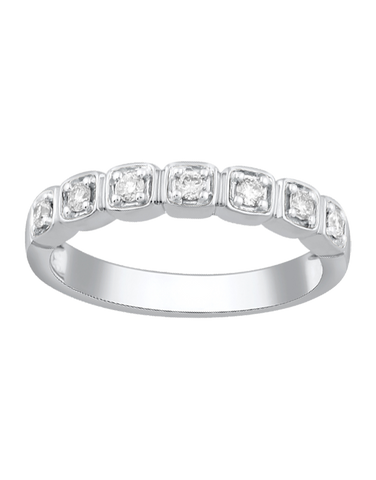 Diamond Ring - 14ct White Gold Diamond Ring - 780062