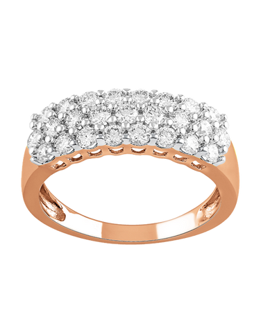14ct Rose Gold Diamond Ring - 783548
