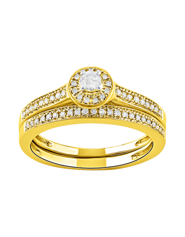 14ct Yellow Gold Diamond Ring - 783729