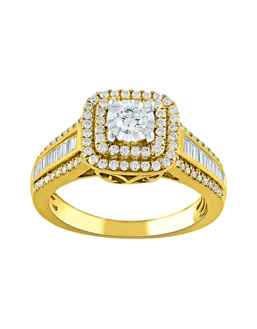 14ct Yellow Gold Diamond Ring - 783732