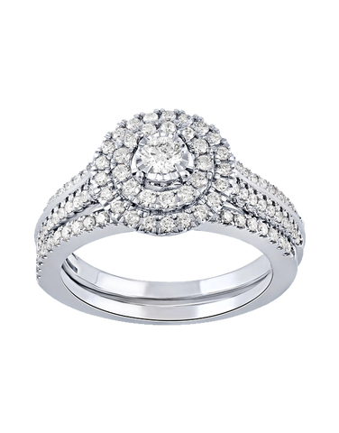 14ct White Gold Diamond Ring - 783734