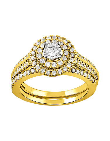14ct Yellow Gold Diamond Ring - 783735