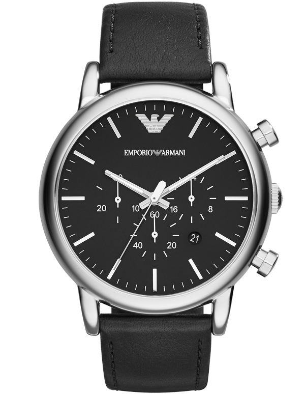 Armani deals chronograph black