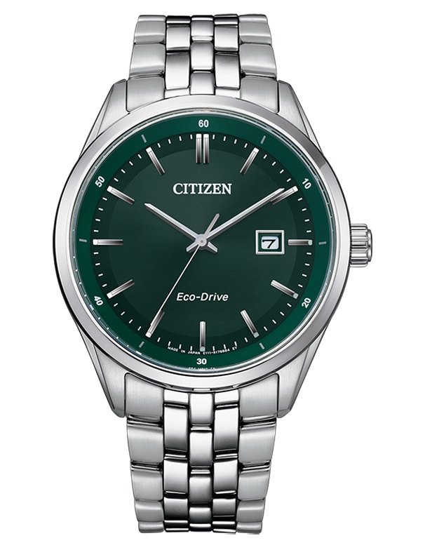 Citizen - Eco-Drive Steel Green DIal Date 41mm - BM7569-89X - 784990