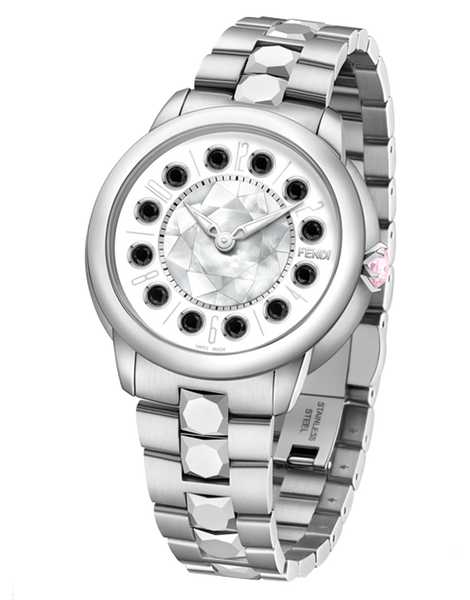 Fendi IShine - Watch with rotating gemstones on the dial - F121034500T