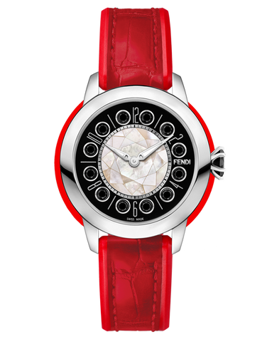 Fendi IShine - Watch with rotating gemstones on the dial - F136021573T01 - 769753