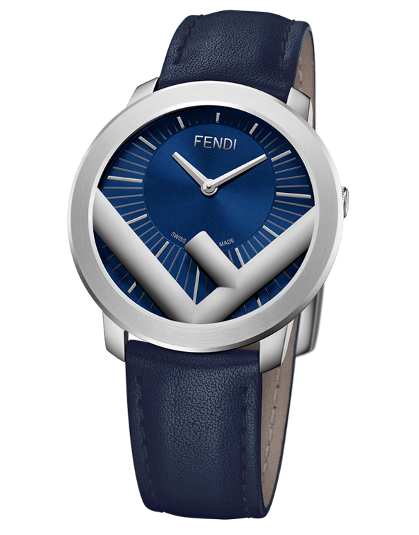 人気商品! FENDI Womens ロゴ Run Away ブルー ウォッチ Fendi Run Away Watch with F is Fendi logo - F710013031 - 769759