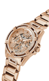 Guess - Ladies Queen Rose Gold Tone Crystal Watch - GW0464L3 - 785663
