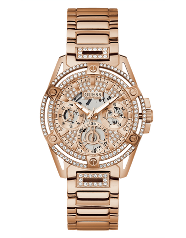 Guess - Ladies Queen Rose Gold Tone Crystal Watch - GW0464L3 - 785663