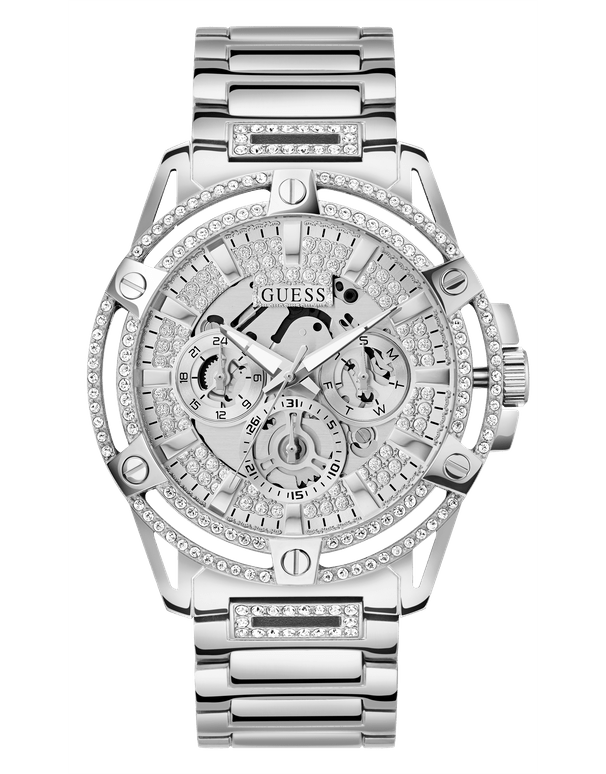 Guess - Gents King Steel Crystal Watch - GW0497G1 - 785673