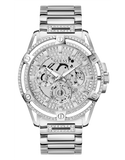 Guess - Gents King Steel Crystal Watch - GW0497G1 - 785673