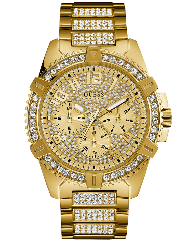 Guess Men s Frontier Gold Watch W0799G2 769373