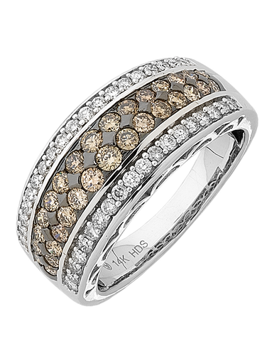 Diamond Ring - 14ct White Gold Diamond Ring - 756328