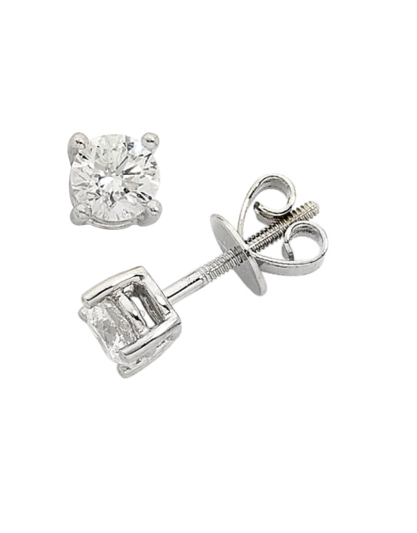 Diamond Studs 14ct White Gold Diamond Stud Earrings 768592
