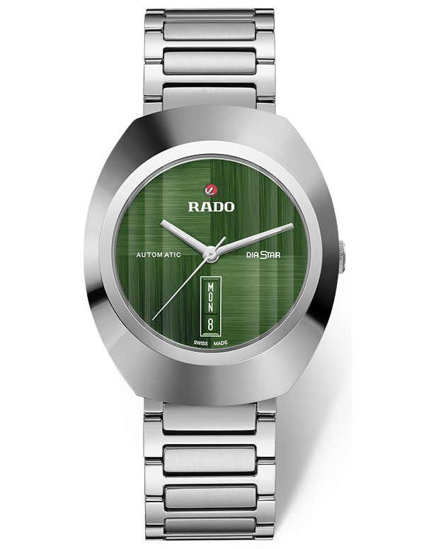 Rado DiaStar 60 Year Anniversary Green Dial Watch - R12160303 - 786319