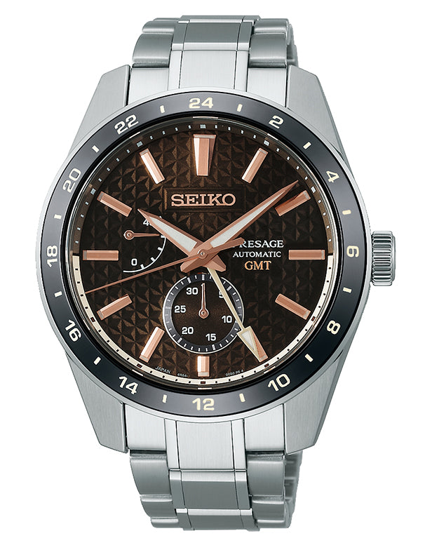 Seiko - Presage Sharp Edge GMT Grey Dial Watch - SPB275J - 784708