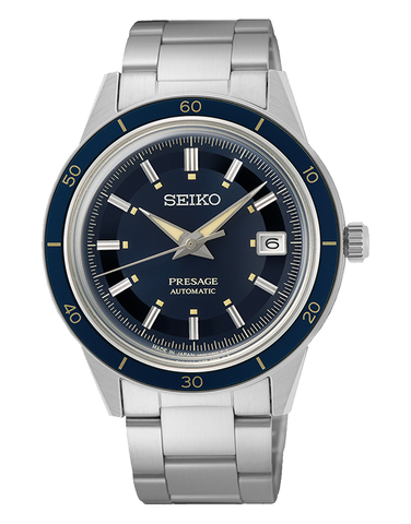 Seiko - Presage Automatic Style 60s Blue Dial Watch - SRPG05J - 783677