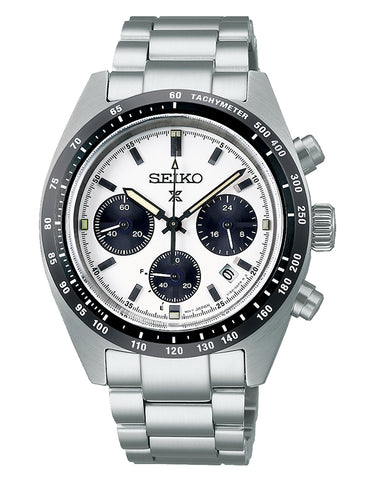 Seiko - Prospex Mens Speedtimer Chronograph Panda Dial Watch - SSC813P - 784698