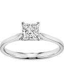 Diamond Ring - 0.70ct Princess Cut Solitaire Engagement Ring - Salera's