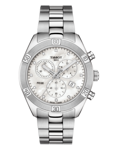 Tissot PR 100 Sport Chic Chronograph Watch - T101.917.11.116.00 - 771118